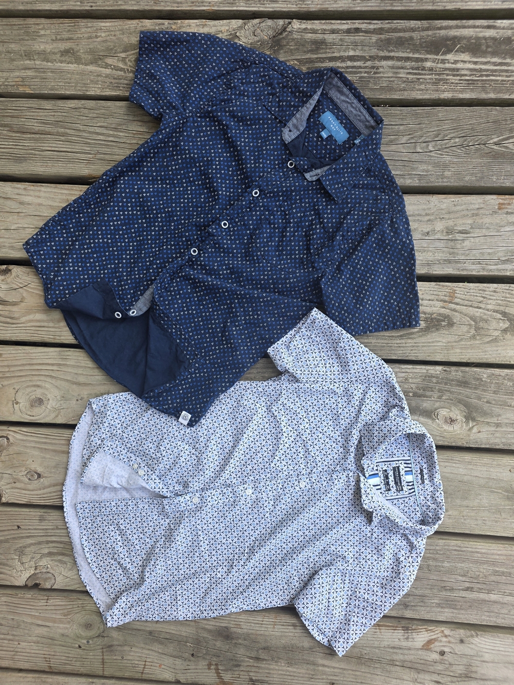 2 Boys Button-Down Shirts
